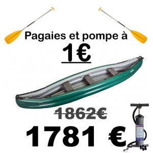PACK 1 € Canoe Gonflable Gumotex Scout River - Kayak Online