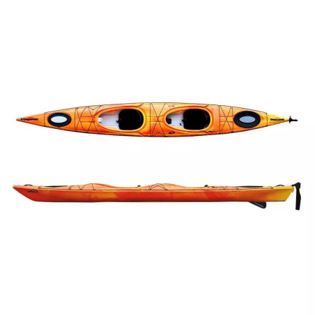 Kayak Biwok Evo Hi Luxe RTM / DAG – Kayak de mer biplace randonnée