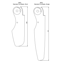 Gouvernail relevable pour Kayak Surfski