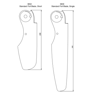 Gouvernail relevable pour Kayak Surfski